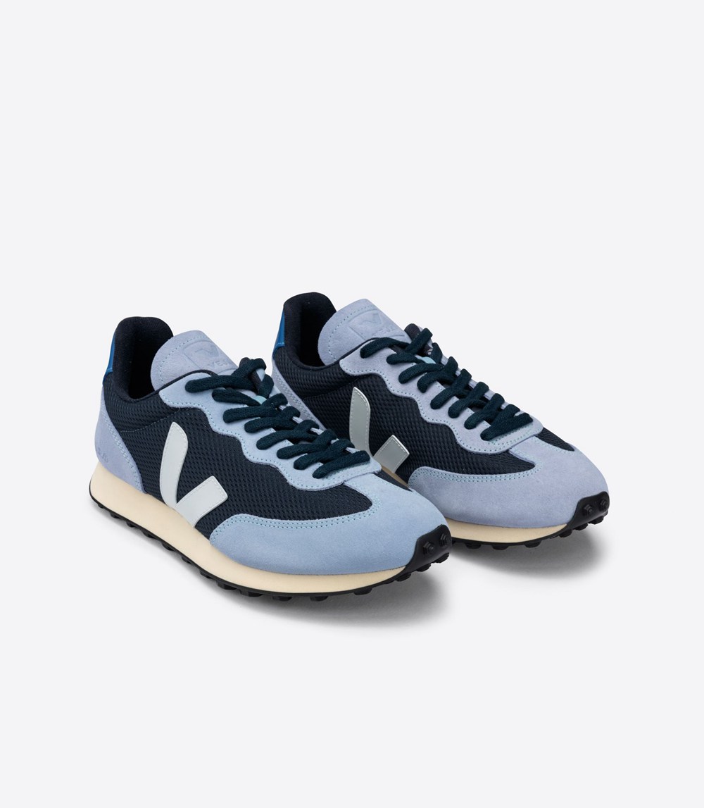 Veja Trainers Mens Blue/Black/White - Rio Branco Alveomesh - BDIY-19860